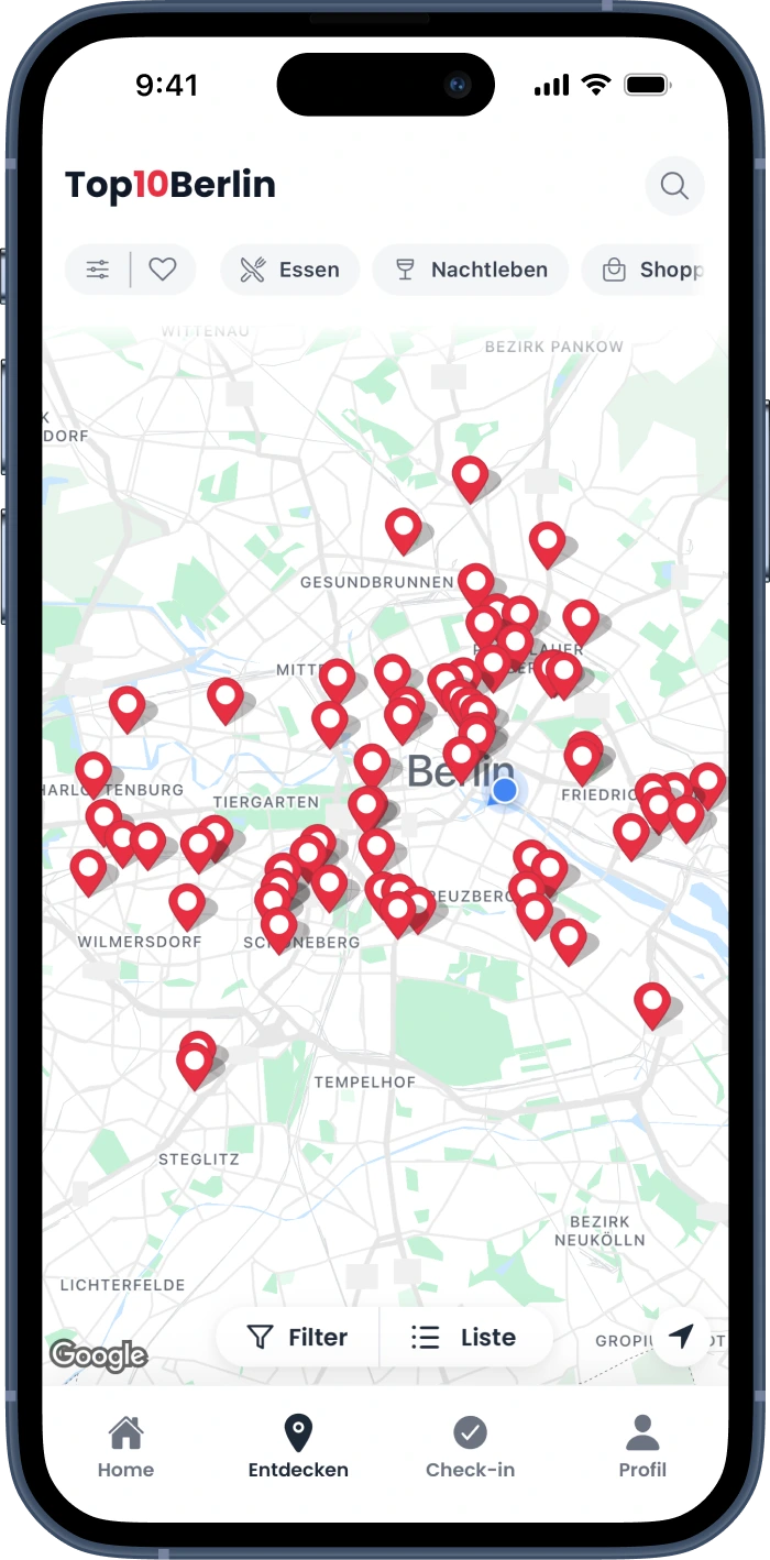 Top10 App Map View