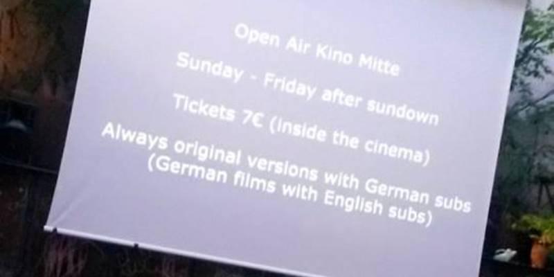 Foto: Open Air Kino Mitte