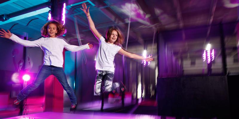 Foto: Trampolinpark Sprung.Raum