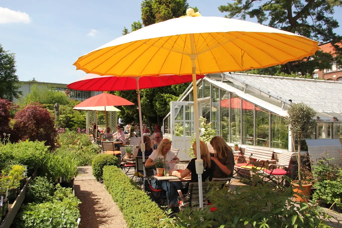 Foto: Das Café in der Gartenakademie