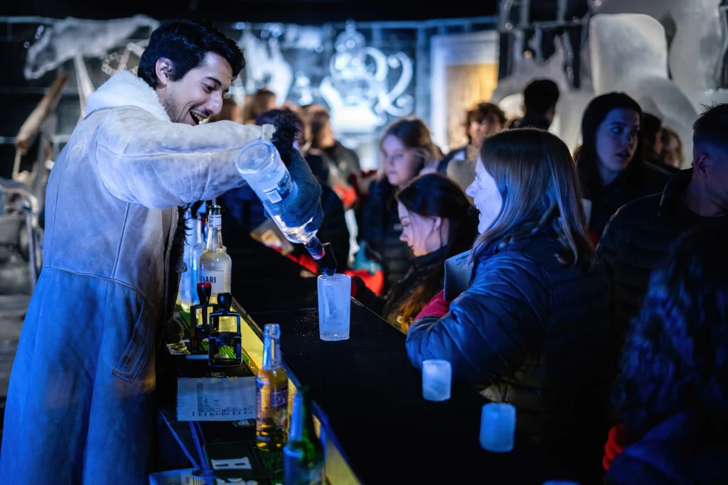 Berlin Icebar Experience: Ice Sculptures & Free Drinks